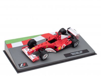 modellino ferrari f2002 schumacher scala 1:43 edicola