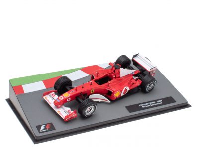 modellino ferrari f2002 schumacher scala 1:43 edicola