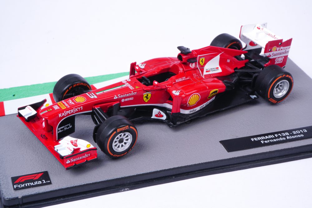 modellino f1 ferrari fernando alonso 2013 scala 1:43