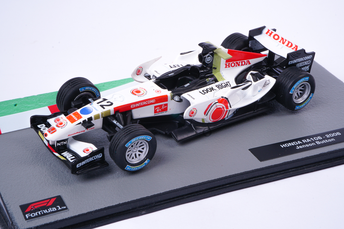 Modellino F1 Jenson Button - Bar Honda RA106 Prima Vittoria