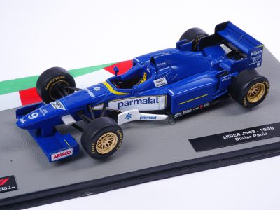 modellino f1 panis vittoria monaco 1996 scala 1:43 ligier