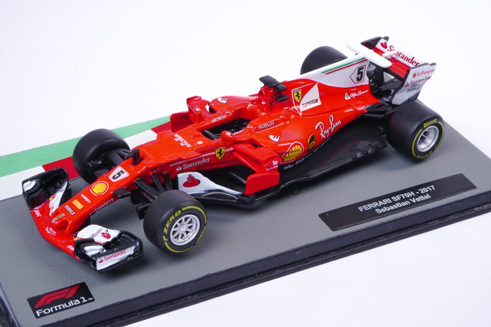 modellino f1 ferrari sf70 h vettel scala 1:43
