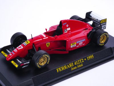 modellino ferrari f1 412 t2 jean alesi 1995