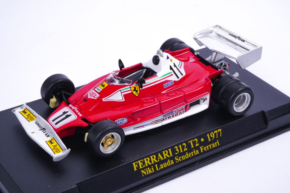 modellino ferrari f1 312 t6 6 ruote niki lauda scala 1:43