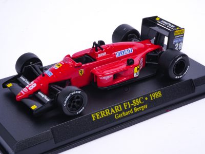 modellino ferrari f1 1988 berger scala 1:43