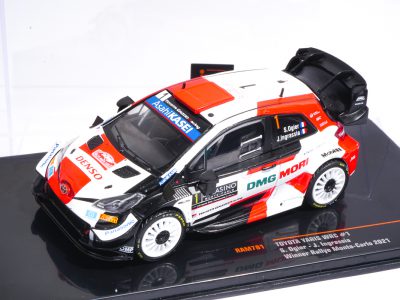 modellino yaris wrc 2021 ogier montecarlo