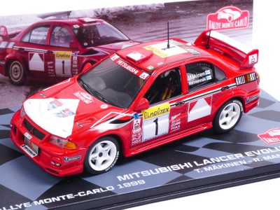 modellino makinen 1999 lancer evolution