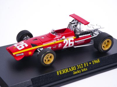 modellino ferrari f1 312 jacky ickx 1968 scala 1:43