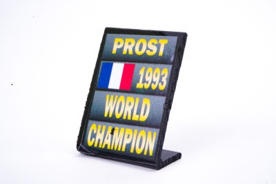 Alain Prost Pit Board Williams 1993 Scala 1:43 Cartrix