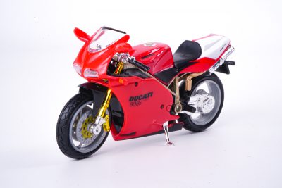 modellino moto ducati 998 R scala 1:18