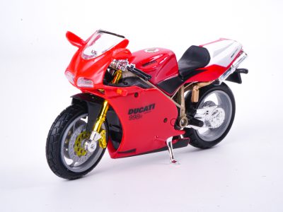 modellino moto ducati 998 R scala 1:18