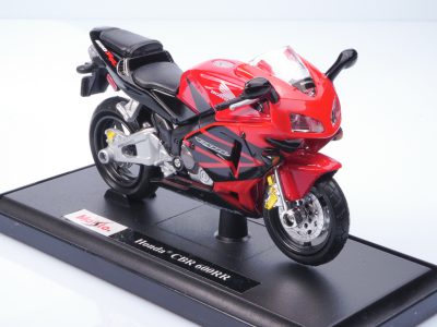 modellino moto honda cbr 600 rr scala 1:18 rossa