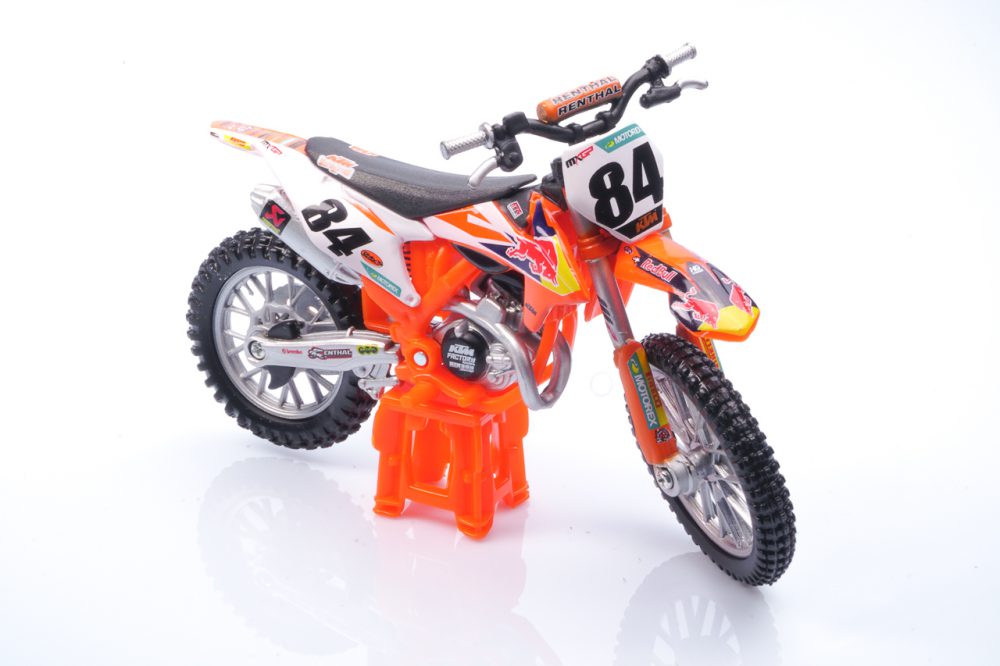 modellino mxgp herlings ktm sx 450 scala 1:18 burago
