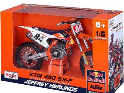 modellino mxgp ktm 450 herlings scala 1:6 maisto