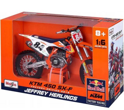 modellino mxgp ktm 450 herlings scala 1:6 maisto
