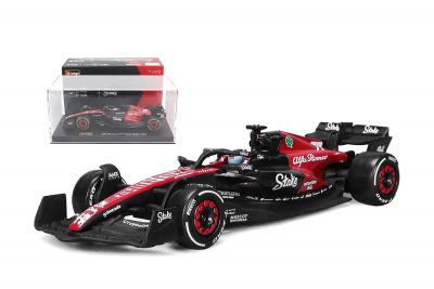 modellino alfa romeo f1 2023 bottas scala 1:43 burago signature con pilota