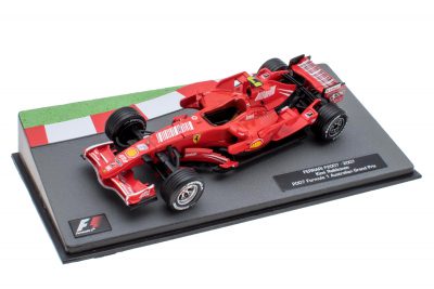 modellino ferrari f2007 kimi raikkonen campione scala 1:43 con barcode