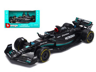 modellino mercedes f1 2023 w14 george russell scala 1:43 burago