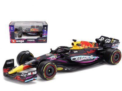 modellino red bull miami 2023 verstappen scala 1:43 burago