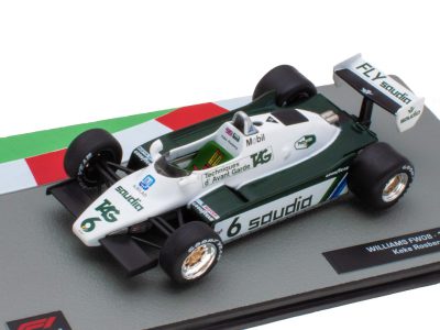modellino f1 williams FW08 1982 keke rosberg scala 1:43