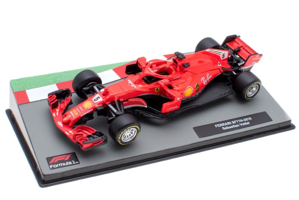 modellino f1 ferrari 2018 sebastian vettel sf71h scala 1:43