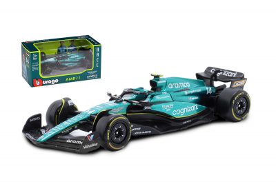 modellino aston martin f1 2023 fernando alonso burago scala 1:43
