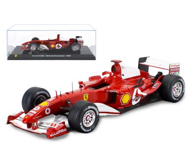 modellino ferrari f2004 schumacher campione 2004 scala 1:24 edicola