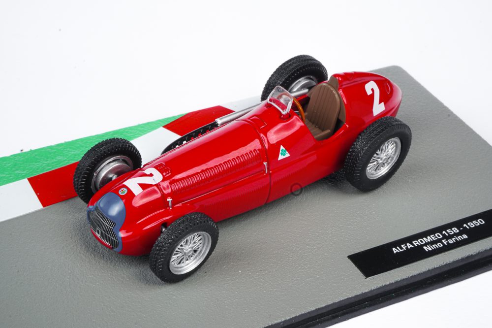 modellino f1 alfa romeo 158 nino farina campione 1950 scala 1:43