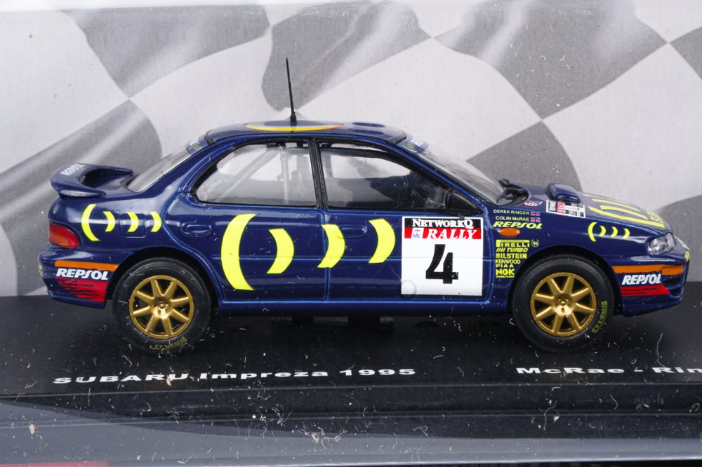 SUBARU - IMPREZA 555 N 4 WINNER RALLY RAC LOMBARD 1995 C.McRAE