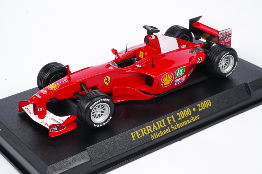 modellino ferrari f2000 schumacher campione del mondo scala 1:43