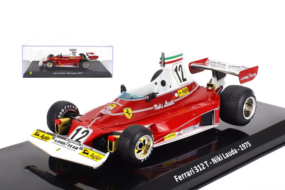 modellino ferrari 312t niki lauda 1975 scala 1:24 edicola