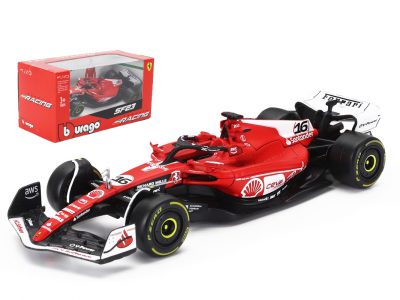 modellino ferrari f1 las vegas 2023 sf-23 charles leclerc scala 1:43 burago