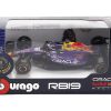 modellino red bull f1 las vegas 2023 verstappen scala 1:43 burago