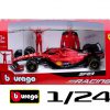 modellino ferrari f1 2023 leclerc sf-23 scala 1:24 burago figura pilota in posa