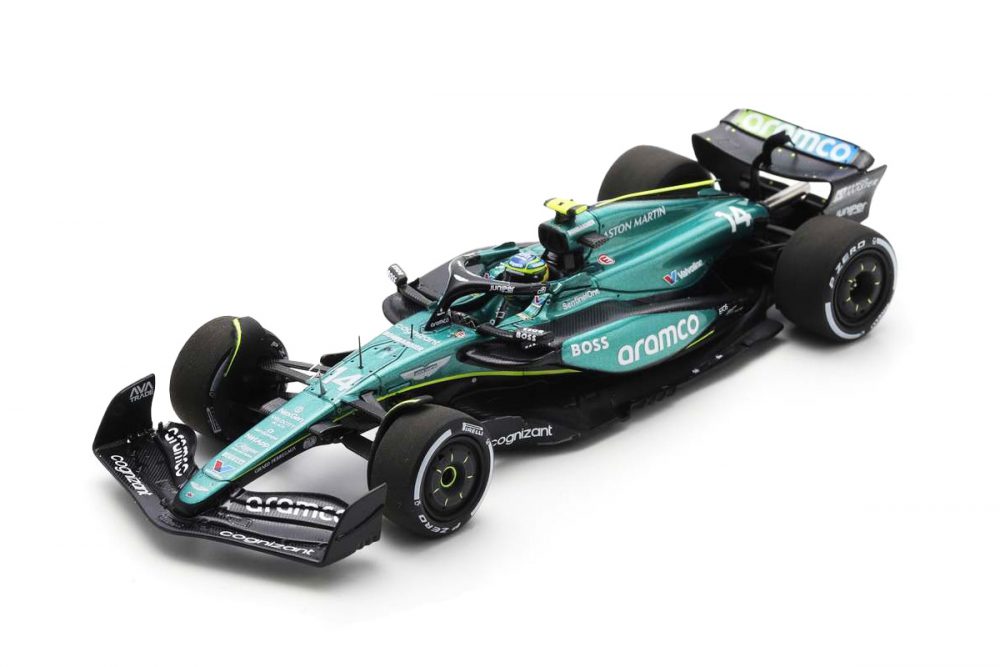 modellino aston martin amr24 f1 2024 alonso spark model 1:43