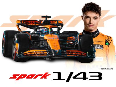 modellino mclaren f1 2024 lando norris mcl38 spark model 1:43