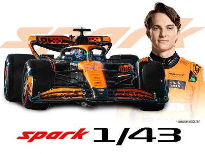 modellino mclaren f1 2024 oscar piastri mcl38 spark model 1:43