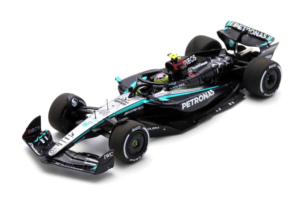 modellino mercedes f1 2024 w15 lewis hamilton spark model scala 1:43 S9513