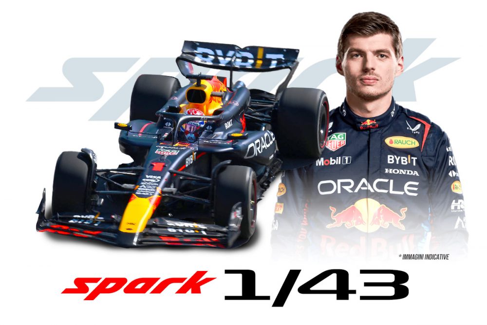 modellino red bull f1 2024 rb20 max verstappen spark model scala 1:43