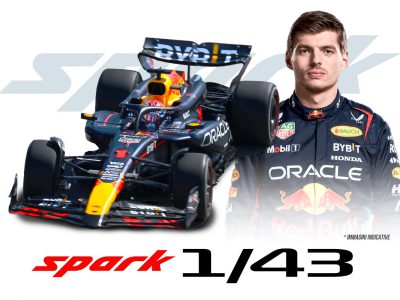 modellino red bull f1 2024 rb20 max verstappen spark model scala 1:43