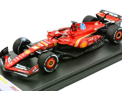 modellino ferrari f1 monaco 2024 charles leclerc vincitore scala 1:43 looksmart