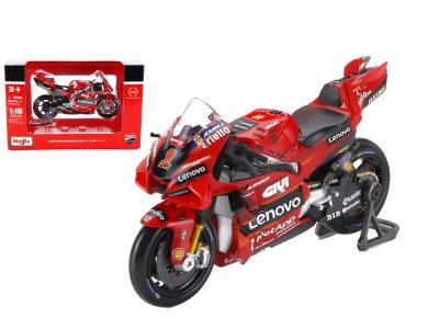 modellino ducati bagnaia gp23 campione 2023 scala 1-18 maisto