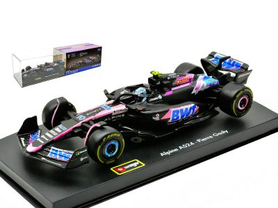 modellino alpine f1 2024 burago scala 1:43 con pilota