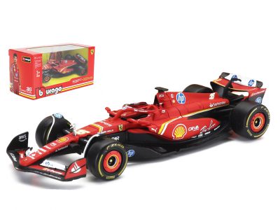 modellino ferrari f1 2024 burago charles leclerc sf-24 scala 1:43 burago