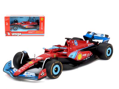 modellino ferrari f1 miami 2024 leclerc scala 1:43 burago