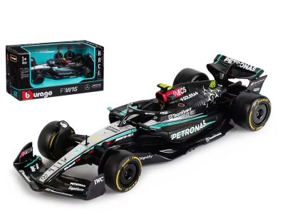 modellino mercedes f1 2024 lewis hamilton scala 1:43 burago