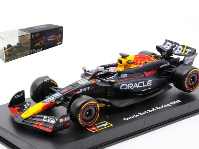 modellino red bull f1 2024 rb20 max verstappen burago con pilota scala 1:43