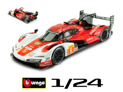 modellino porsche 963 penske 24 ore le mans scala 1:24 burago