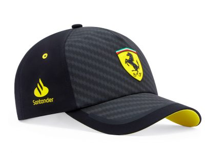 cappellino ferrari monza 2024 nero carbonio leclerc puma adulto