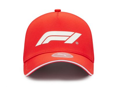 cappellino f1 rosso logo bianco puma taglia unica
